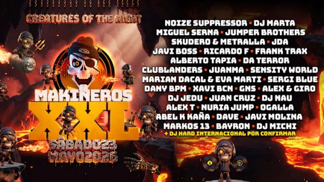 Makineros XXL 2026 - Creatures of the night