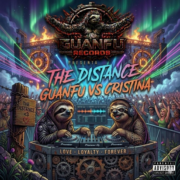 The distance