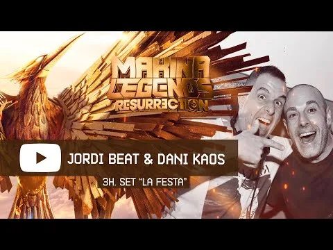 Jordi Beat & Dani Kaos | "LA FESTA" 3H SET | en Makina Legends Resurrection Lives